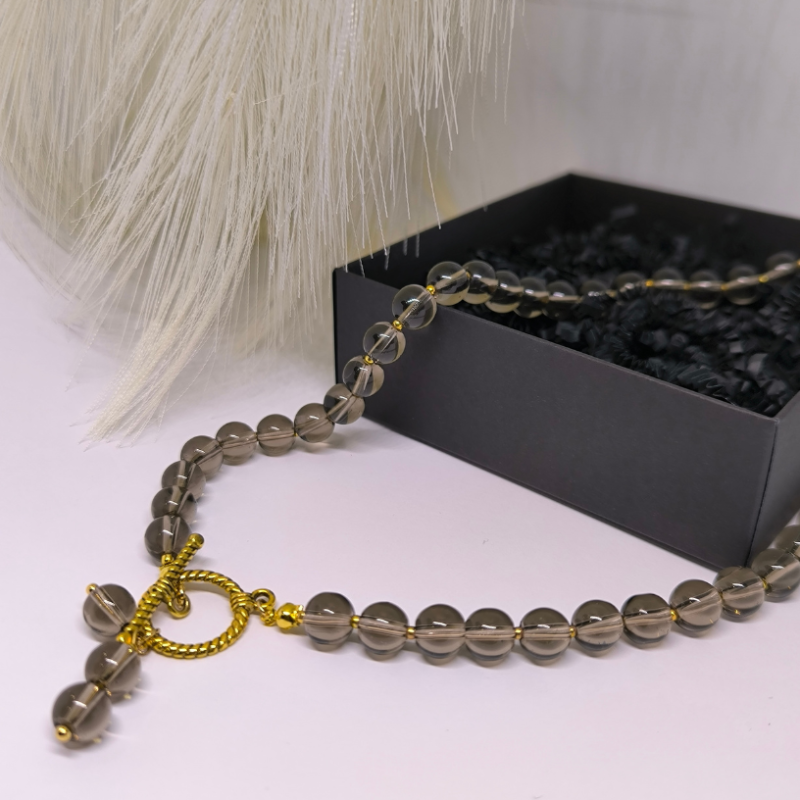 Kaelakee "Suitsuopaali"