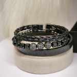 Stiilne käevõrude komplekt "Modernne klassika"