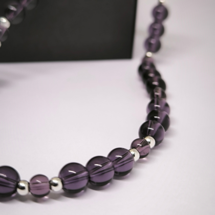 Naiste kaelakee „Purpurpunane Sära“