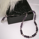 Naiste kaelakee „Purpurpunane Sära“