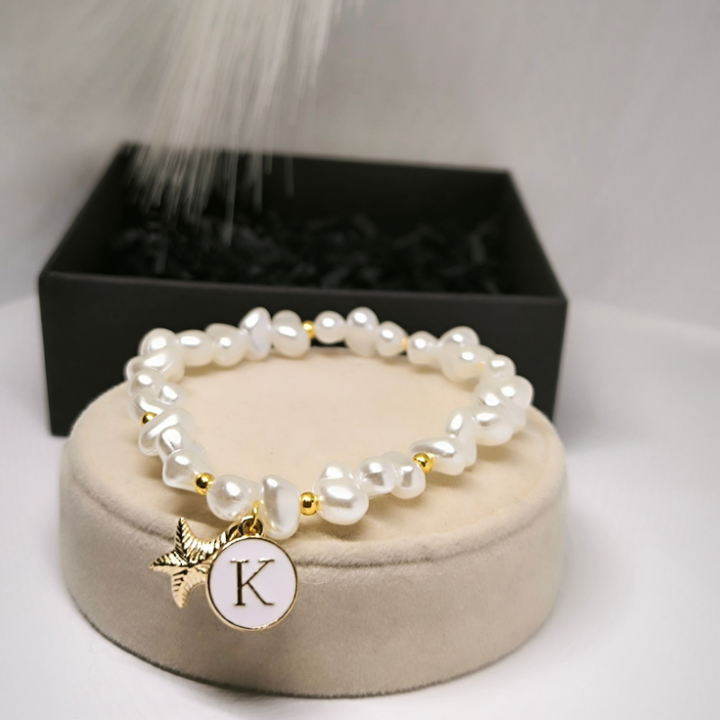 Käsitsi valmistatud käevõru "Mere pärlid"