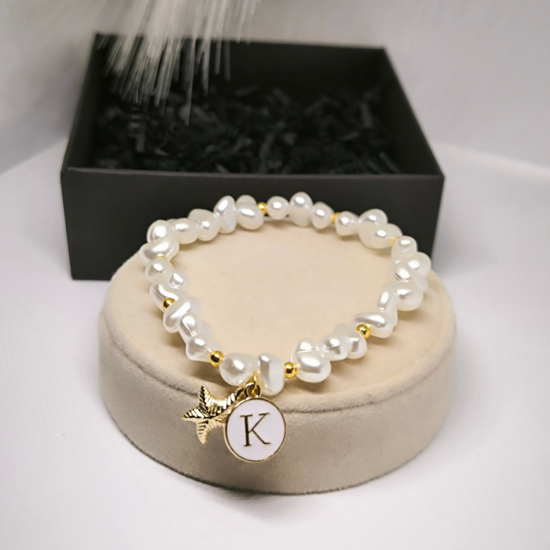 Käsitsi valmistatud käevõru "Mere pärlid"