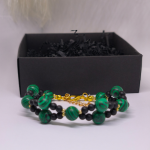 Käsitsi valmistatud käevõru "Roheline kaitse"