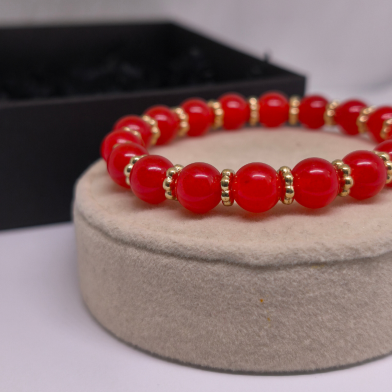 Käsitöö käevõru "Punane energia"