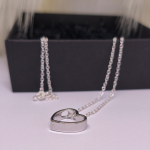 Kaelakee „Hõbedane süda“