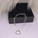 Kaelakee „Hõbedane süda“