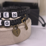 Paaride käevõrude komplekt „Südame võti“