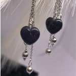 Käsitöö kõrvarõngad „Öö sära“