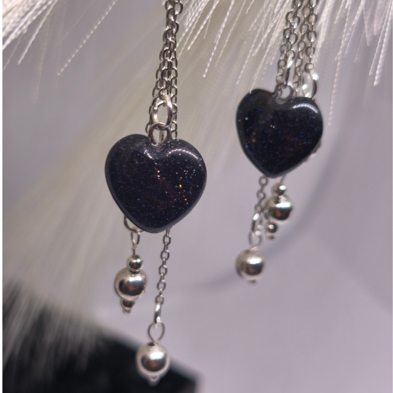 Käsitöö kõrvarõngad „Öö sära“