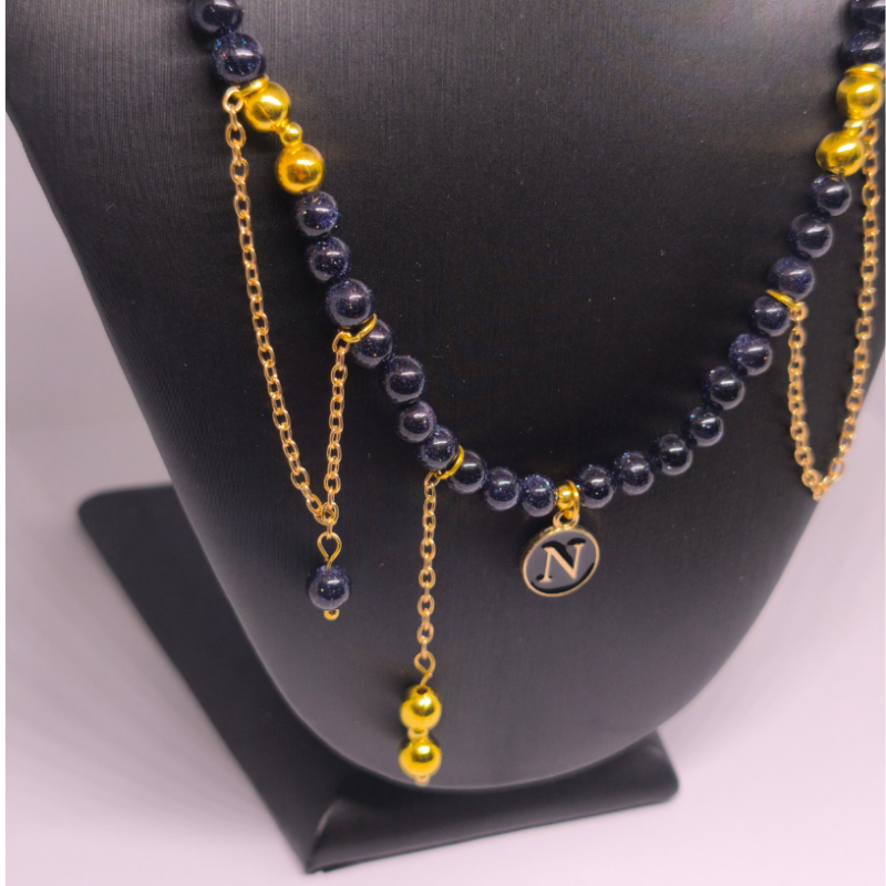 Käsitööna valminud kaelakee „Kairo saladus“