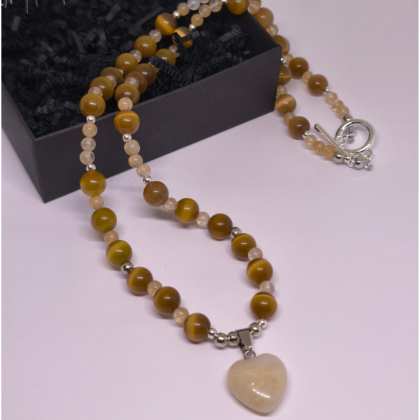 Käsitsi valmistatud kaelakee „Päikesesära“