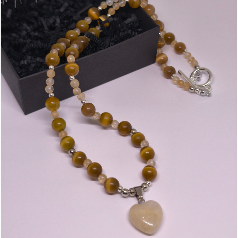 Käsitsi valmistatud kaelakee „Päikesesära“