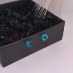 Magnetilised kõrvarõngad „Akvamariini kuubikud“