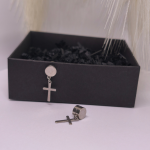 Magnetilised kõrvarõngad „Hõbemärk“