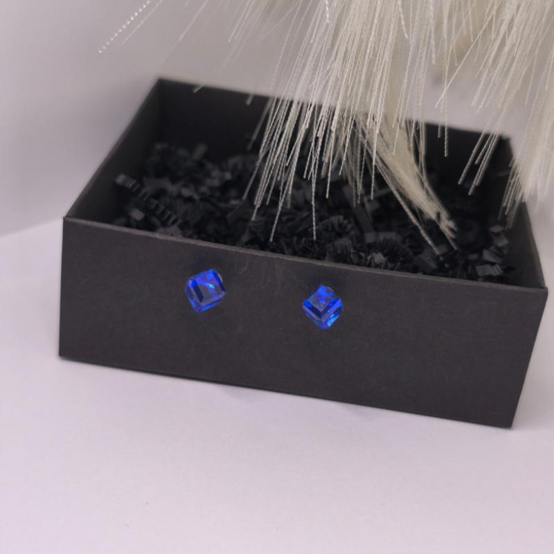 Magnetilised kõrvarõngad „Kuninglik safiir“