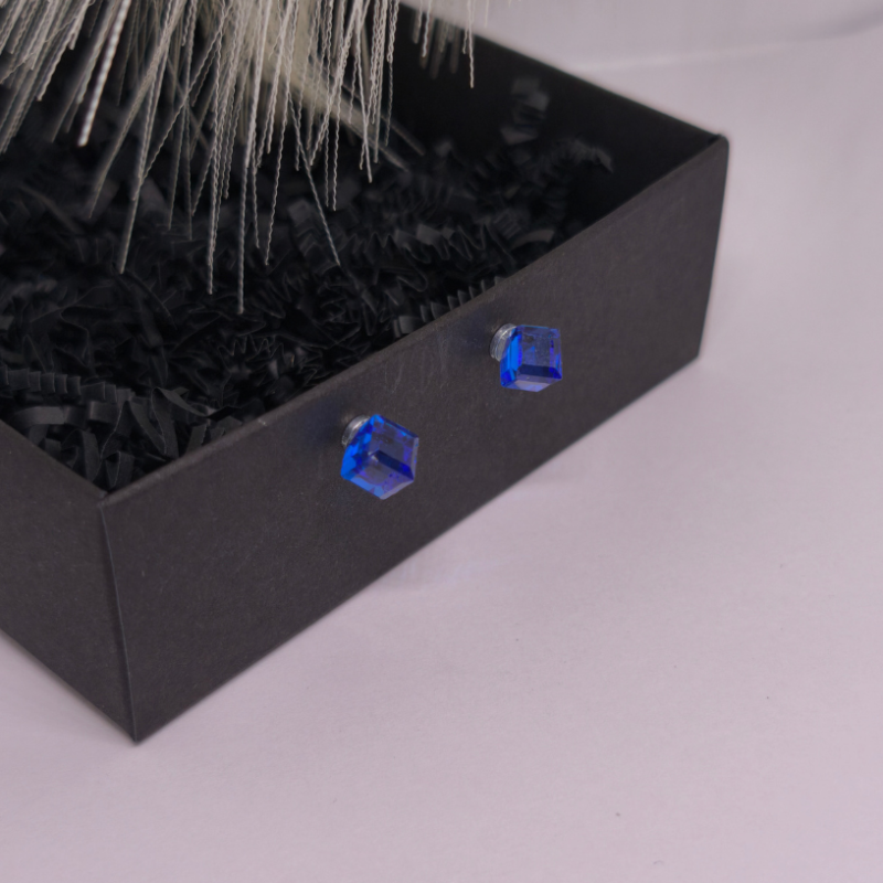 Magnetilised kõrvarõngad „Kuninglik safiir“