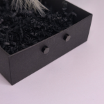 Magnetilised kõrvarõngad „Must vaikus“