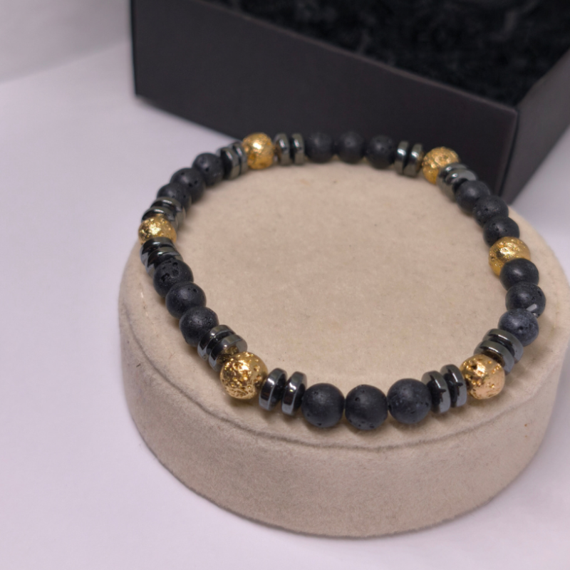 Käsitöö käevõru „Kuldne vulkaan“