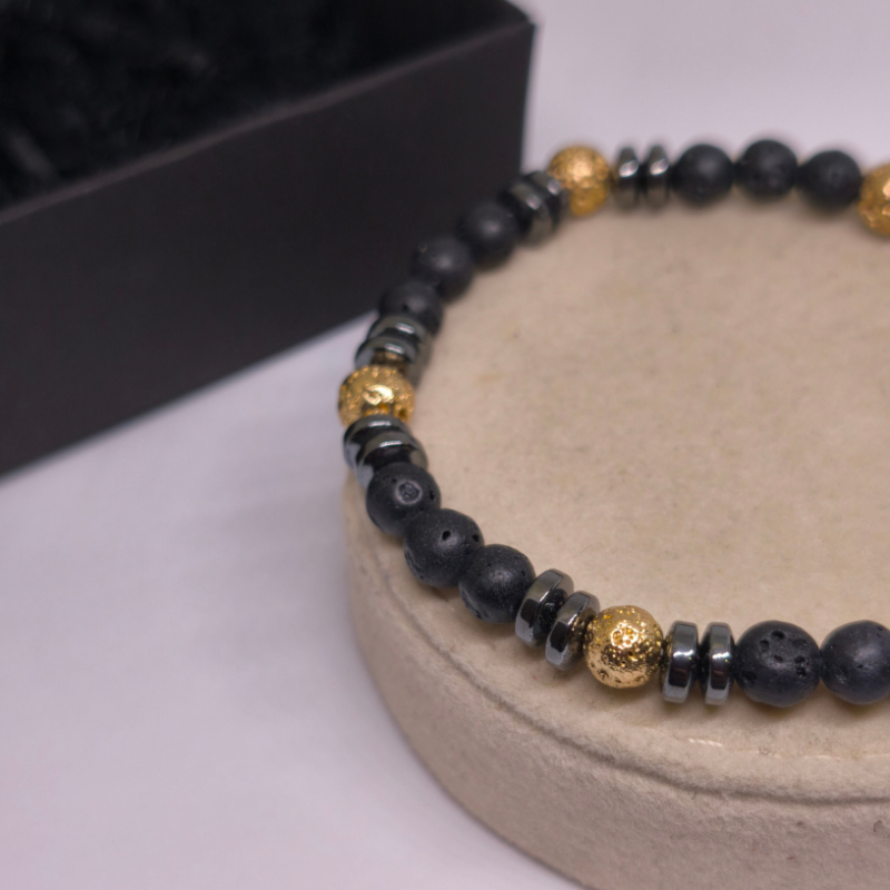 Käsitöö käevõru „Kuldne vulkaan“