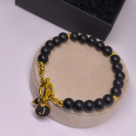 Personaliseeritud käsitöö käevõru „Must luksus“