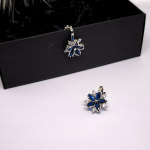 Kõrvarõngad - klipsid „Sinine rõngas“