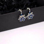 Kõrvarõngad - klipsid „Sinine rõngas“