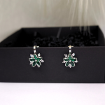 Kõrvarõngad – klambrid „Roheline elegants“