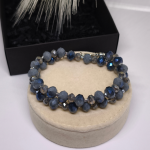 Käsitööna valminud ehete komplekt "Öö sära"