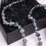 Käsitööna valminud ehete komplekt "Öö sära"