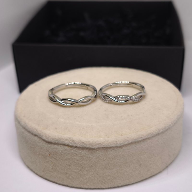 Paaride sõrmuste komplekt "Südamete harmoonia"