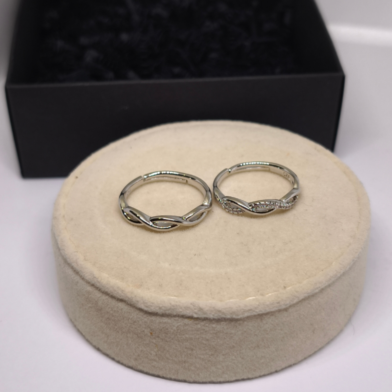 Paaride sõrmuste komplekt "Südamete harmoonia"