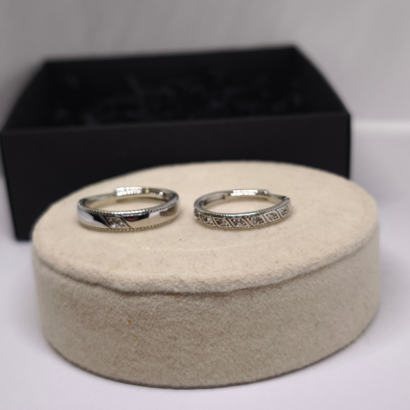 Paaride sõrmuste komplekt "Armastuse lubadus"