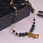 Käsitöö kaelakee „Kuldne karuke“