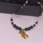 Käsitöö kaelakee „Kuldne karuke“