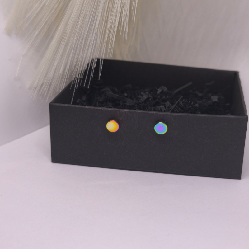 Magnetilised kõrvarõngad „Holograafiline vaikus“