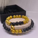 Käsitööna valminud käevõrude komplekt paaridele „Lava lubadus“