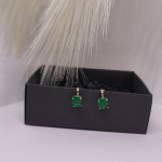 Kõrvarõngad – klambrid „Roheline elegants“