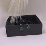 Kõrvarõngad – klambrid „Roheline elegants“