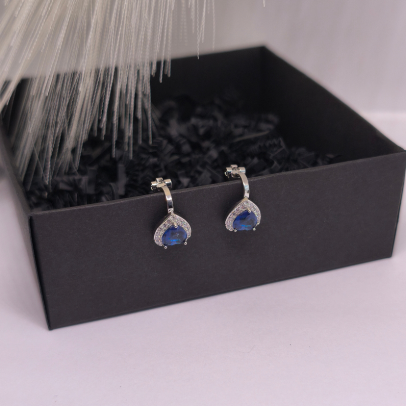 Kõrvarõngad – klambrid „Safiiresüda“