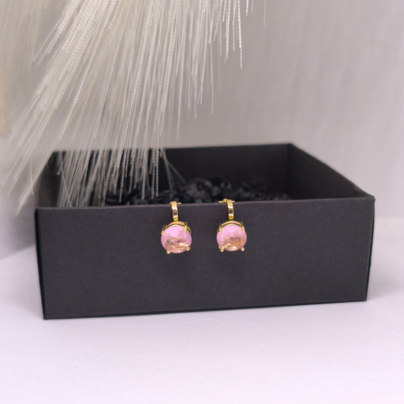 Kõrvarõngad – klambrid „Šampanja roos“