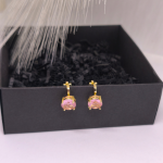 Kõrvarõngad – klambrid „Šampanja roos“