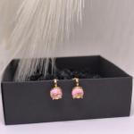 Kõrvarõngad – klambrid „Šampanja roos“