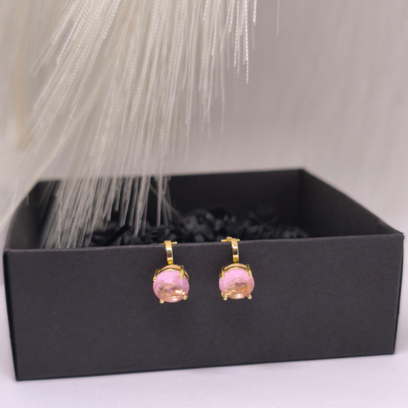 Kõrvarõngad – klambrid „Šampanja roos“