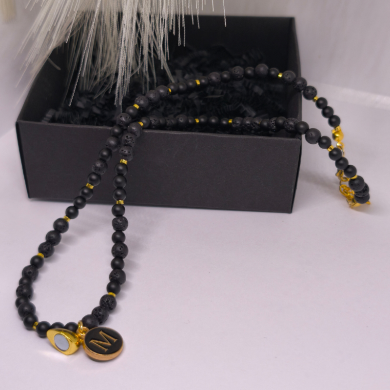 Isikupandud käsitsi valmistatud kaelakee „Igavene side“