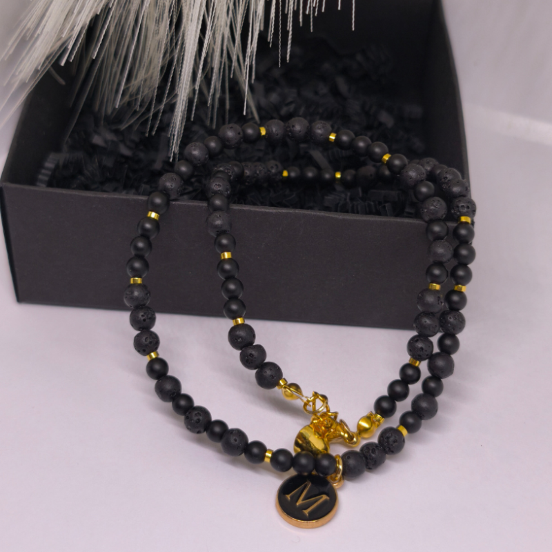 Isikupandud käsitsi valmistatud kaelakee „Igavene side“