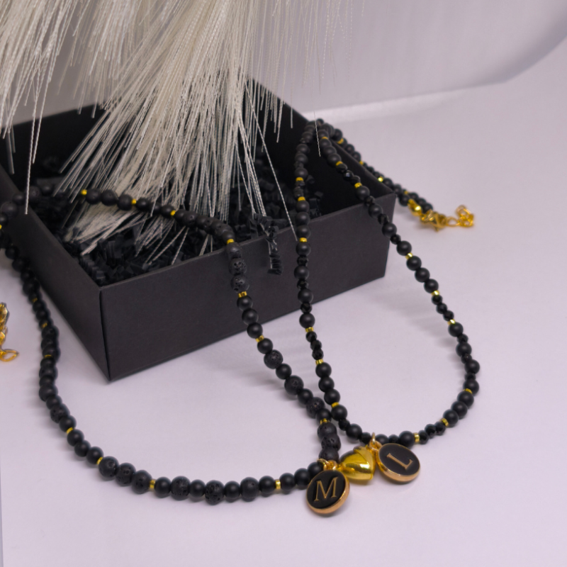 Isikupandud käsitsi valmistatud kaelakee „Igavene side“